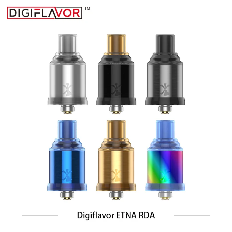 

Original vape tank Digiflavor ETNA MTL RDA 22mm diameter single coil rda atomizer for nova mod Vaporizer Atomizer VS Vgod RDA