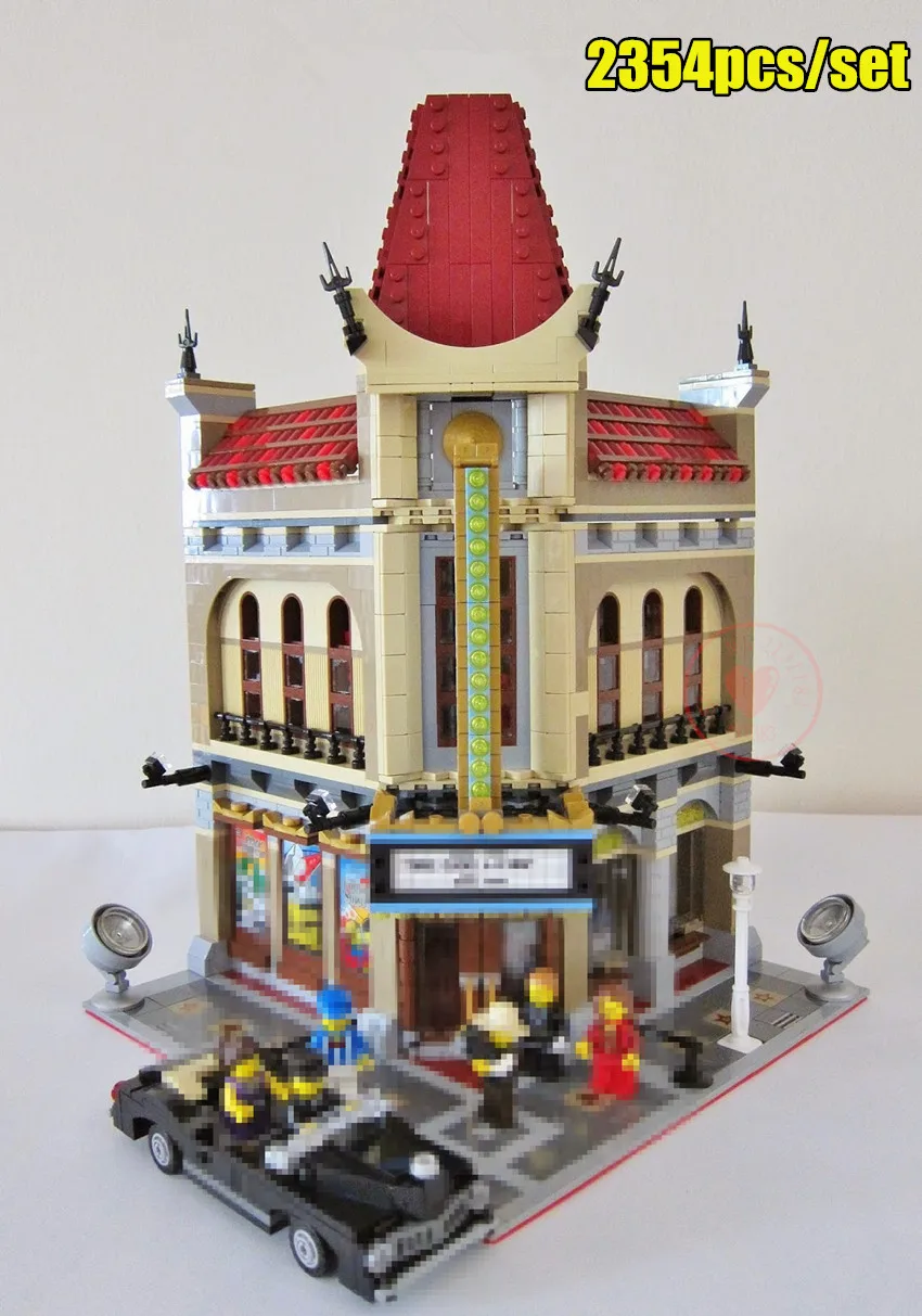 

New 15006 2354pcs Court Theatre Model Building Block Set Brick Toy Compatible 10232 Children Toys