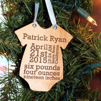 

Personalized Dog OrnamenCustom Onesie Baby's