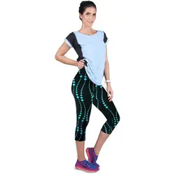 Новинка 2017 года бренд печатных Леггинсы для женщин мягкая одежда Брюки для девочек танцевальные леггинсы для Для женщин тренировки Фитнес