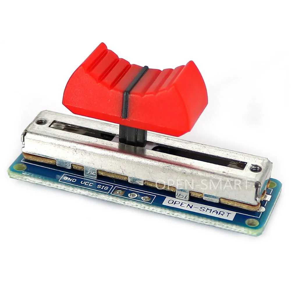 Открытым Smart потенциометра слайд Сенсор модуль Breakout совета отлично подходит для Усилитель DIY свет и объем Управление для Arduino- красный