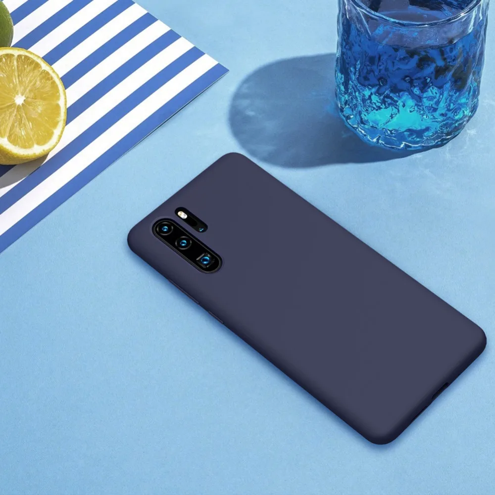 Ceny Huawei P30 Pro Case NILLKIN Flex czysta miękka ciekła guma silikonowa odporna na wstrząsy torba na telefon etui na Huawei P30 Lite (Nova 4E) okładka