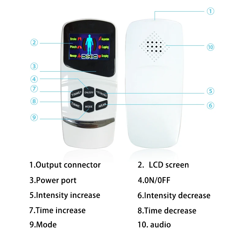 6 Modes Electric Body Pulse Massager Tens Acupuncture Physiotherapy Slimming Machine Neck Back Pain Relief EMS Muscle Stimulator 6 Modes Electric Body Pulse Massager Tens Acupuncture Physiotherapy Slimming Machine Neck Back Pain Relief EMS Muscle Stimulator