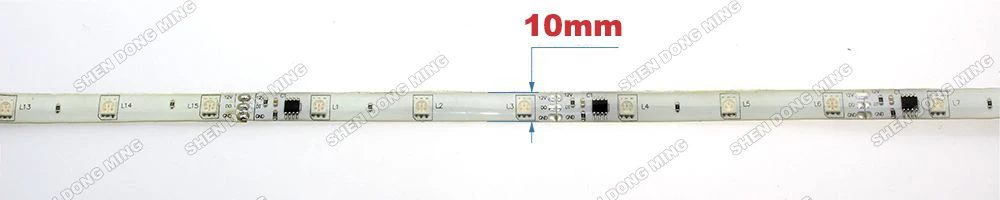 WS2811 5050 Светодиодная лента Водонепроницаемая IP67 30 светодиодов/м 10 IC 5 м RGB Неоновая