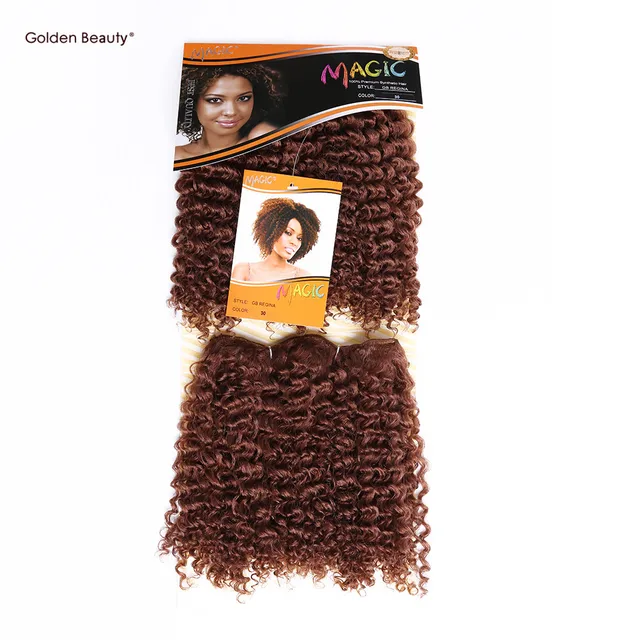 10inch Afro Kinky Jerry Curly Noble Gold GB Regina Short Hair weave