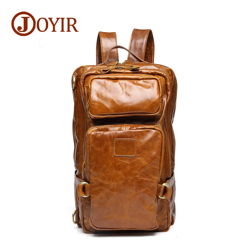 luxury leather backpack mens