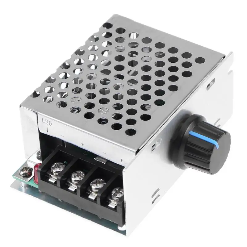 

DC9V-60V Brush Motor Speed Controller Generator Regulator Pulse Width Modulator With Shell Cover Adjutable Speed Driver Switch