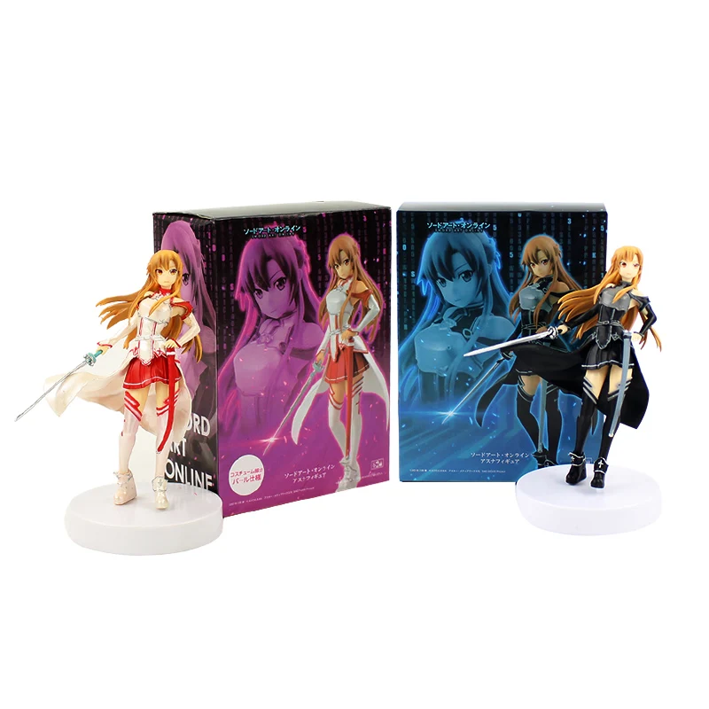 18cm Anime Sword Art Online Action Figure Yuuki Asuna PVC Action Figures Collectible Toys 18cm Anime Sword Art Online Action Figure Yuuki Asuna PVC Action Figures Collectible Toys