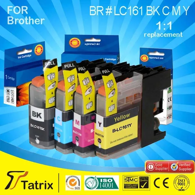 

New Ink Cartridge LC161BKCMY For Brother Printers With 100% defective replacement