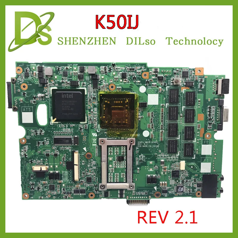 KEFU K40IJ для ASUS K50IJ K40IJ K50IN K40IN K50AB K40AB материнская плата для 15,6/14 дюймов материнская плата интегрированный тест