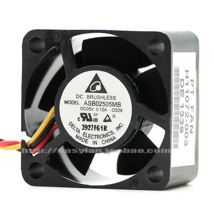 NEW DELTA ASB02505MB 5V 0.12A 2515 miniature micro Hydraulic bearing cooling fan |