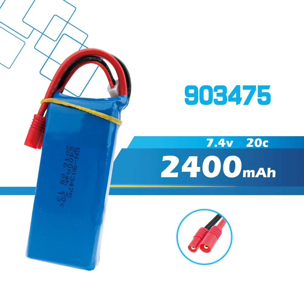 

1pcs Syma X8C lipo 7.4v 2400mah battery for syma X8W X8G rc Quadcopter drone spare part wholesales