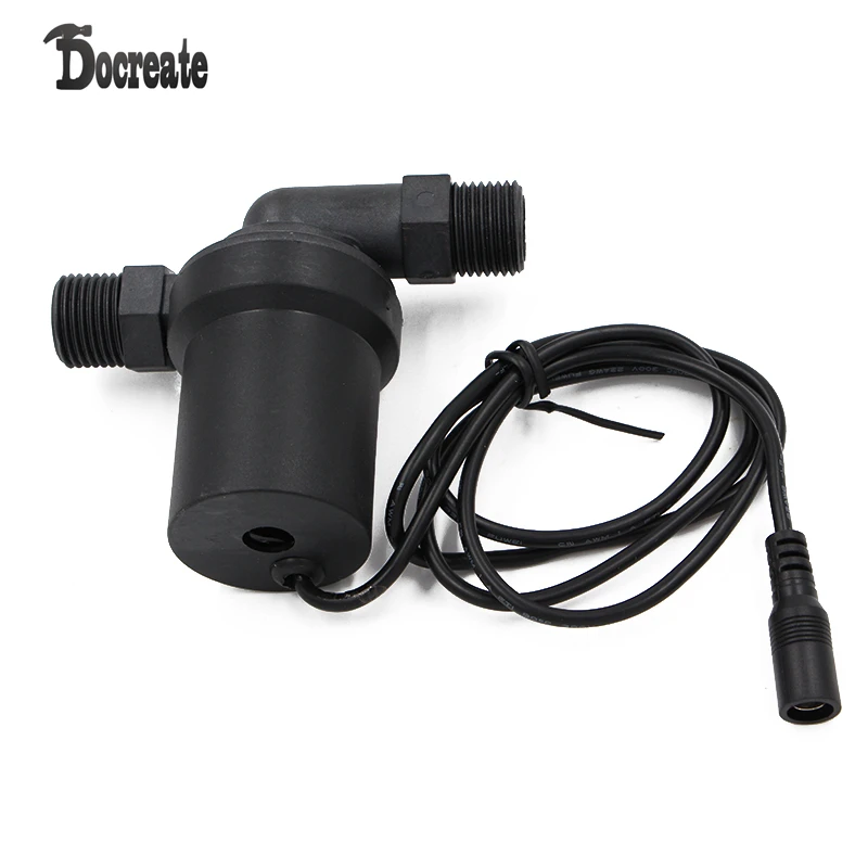 

DC 12V Solar Power Hot Circulation Water Pump Brushless Motor 1/2 inch