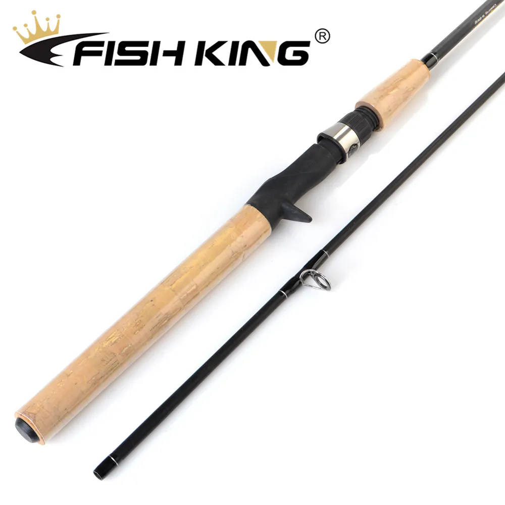 FISH KING 24T Carbon Bait Casting Rod 1.8m 2.1m 2.4m 2.7m 2 Section