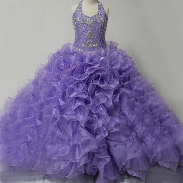 Cheap New girl dresses and ankle-length flower girl dresses ball gown style first communion dresses for girls vestidos de comunion