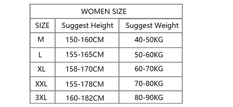 womenM-3XL