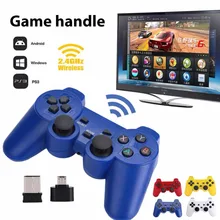 Gasky Scorching 2.4GHz Wi-fi Twin Joystick Management Stick Sport Controller Gamepad Pleasure-con For PS3 Android PC home windows 7 8 10 TV Field