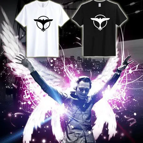 

DJ Tiesto Trance Music Logo T shirt Men's women short sleeved Netherlands Custom logo Shirts 100%Cotton party t-shirt