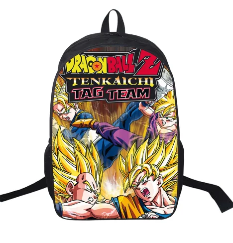 16 дюймов Dragon Ball Z Sun рюкзак с Гоку для подростков мальчиков девочек школьные сумки для женщин мужчин Дорожная сумка Детские Школьные Рюкзаки - Цвет: 005