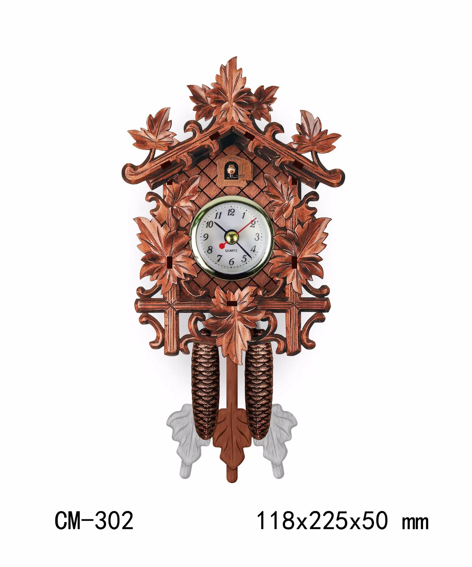 Золотые часы с огурцом креативные деревянные часы для гостиной Ретро часы DIY средние часы для детской комнаты