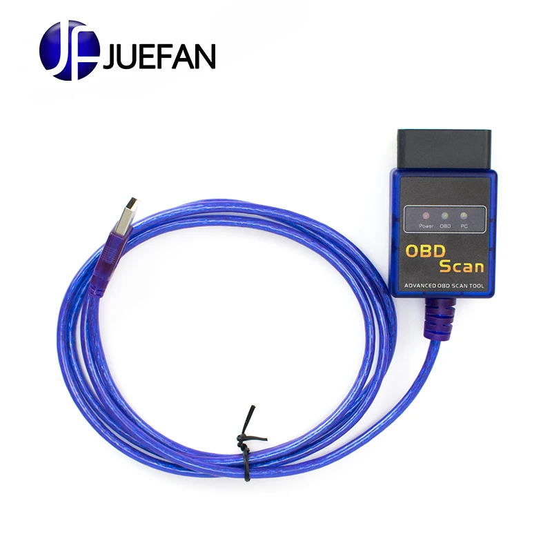 

New Version ELM 327 V1.5 OBD 2 ELM327 USB Interface Scanner Diagnostic Tool Cable Code Support OBD II Protocols