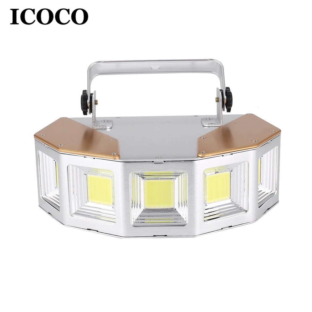 

ICOCO LED Stage Lights Breathing Lamp Lights Large Remote Control Lighting Radiation Strobe Flash Lamp for Bar KTV Ballroom