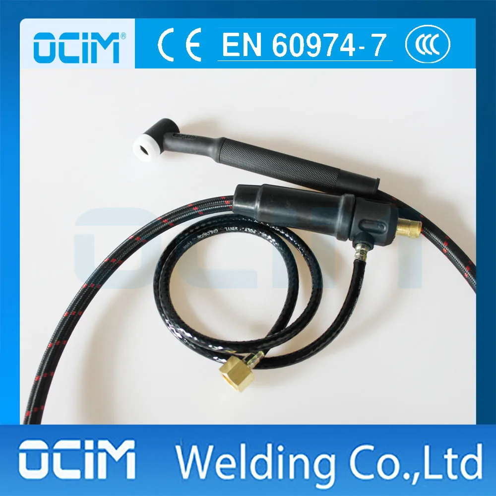 

TIG Welding Torch Gas Air Cooled WP17F WP PTA DB SR 17F 4M 35-50 Connector And M16*1.5 Nut