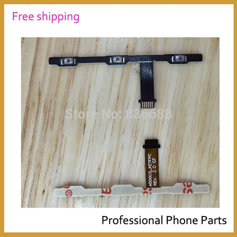 

2 Pcs/Lot, Original Volume Power Switch on off Button key Flex Cable For Asus zenfone 5 a500cg a500kl A501CG t00j