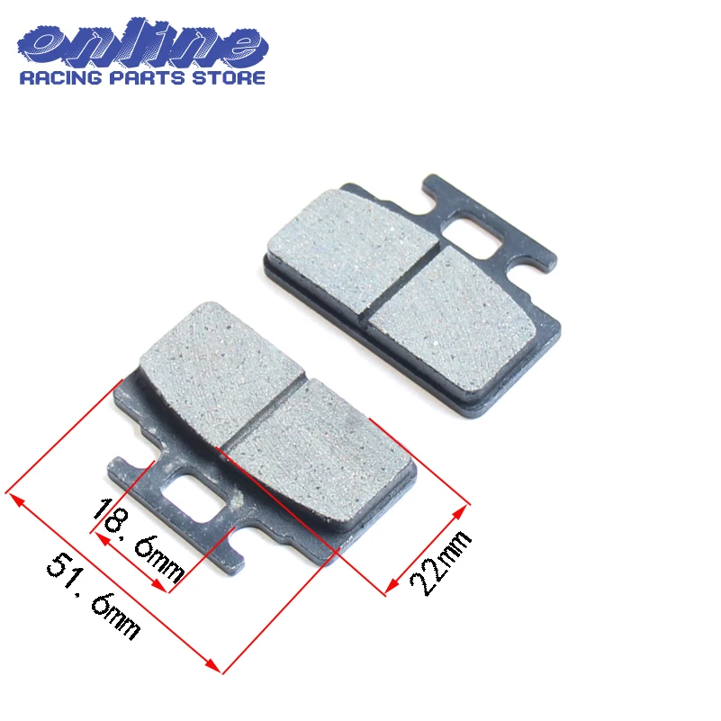Motorcycle rear Brake shoes disc Pads for Motocross ATV 50cc 70cc 90cc