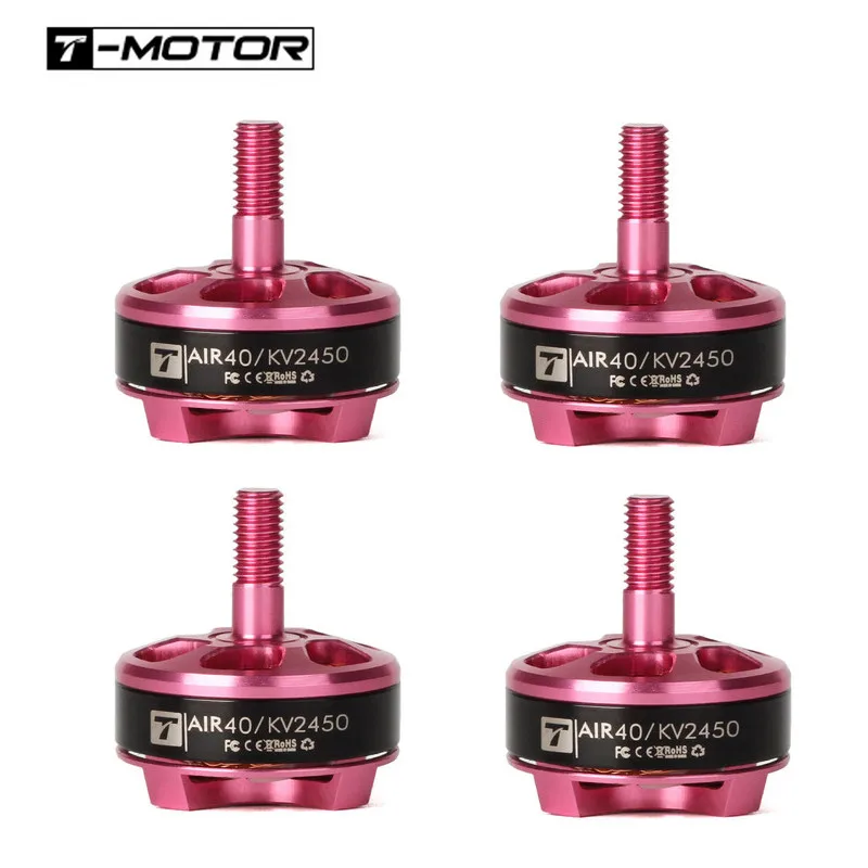 4 шт. T-Motor Air40 3-4s 2450kv бесщеточный двигатель 3 мм стальной вал для радиоуправляемого