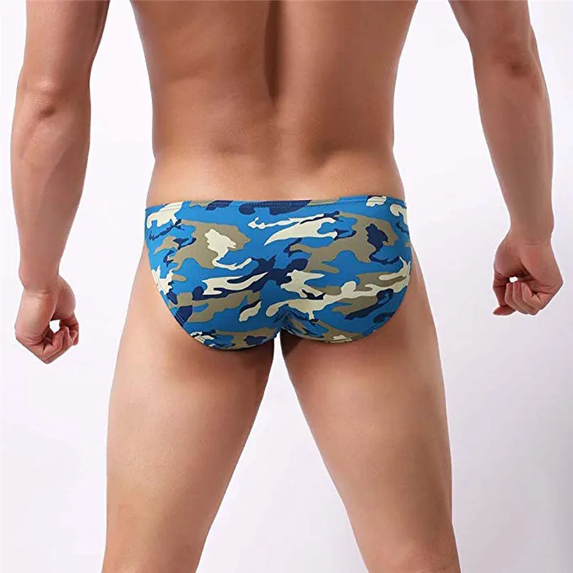 Sexy leopard men's briefs beach sports underwear sexy briefs summer shorts briefs sexy hombre casual beach shorts men 30J18 (6)