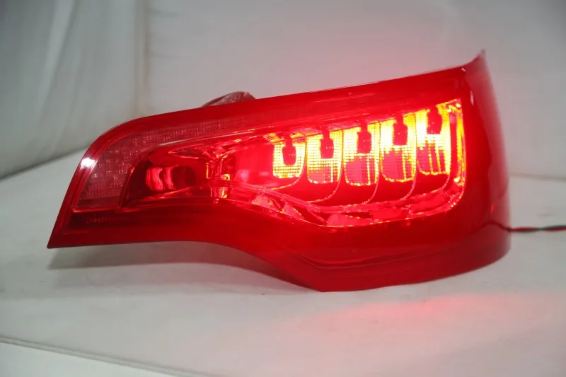 2010 2011 2012 2013 год светодиодный фонарь светильник для Audi Q7 светодиодный задний лампа светильник s красного цвета