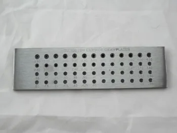 

free shipping!!! 0.26-4.1mm, 52holes gold silver metal wire Tungsten Carbide drawplate, jewelry drawplate, jewelry tools