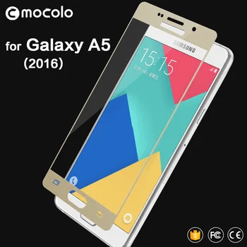 

Mocolo Tempered Glass Film 2.5D 0.33mm Full Screen Cover 9H Hard Screen Protector Tempered Glass Film For Samsung A3 A5 A7 2016