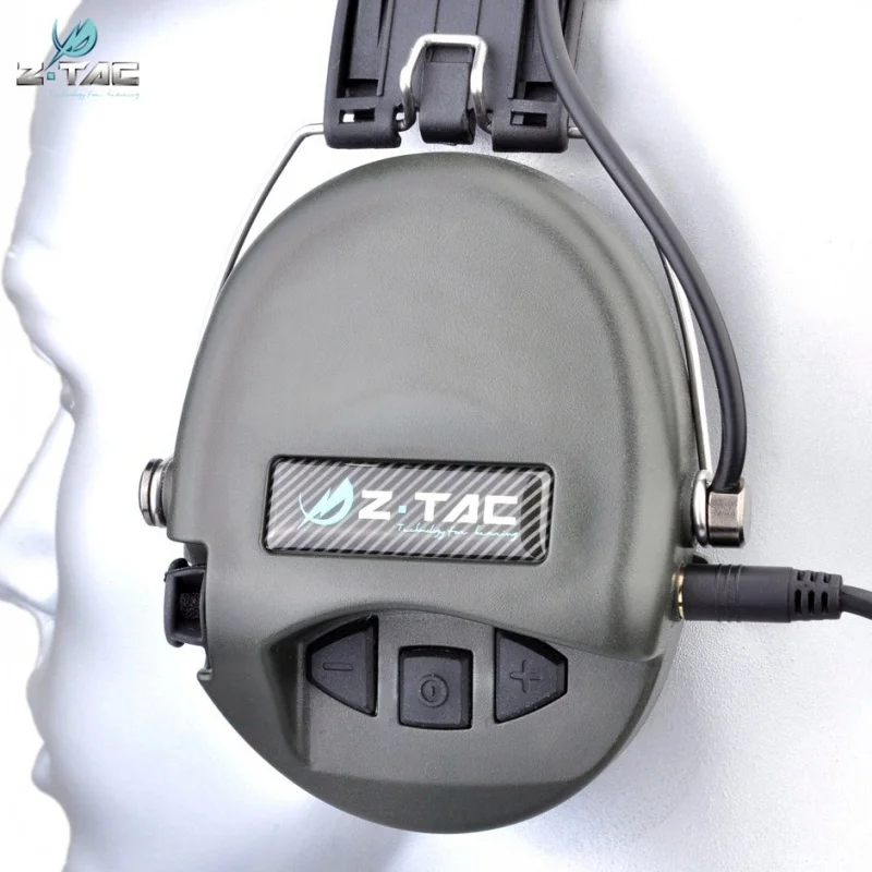 Fone de Ouvido Fone de Ouvido da Aviação Tactical Sordin Headset Versão Softair Ztac da Aviação Militar Airsoft Ipsc Headphone Z037 z 8 Aviação Militar Airsoft IPSC Headphone Z037