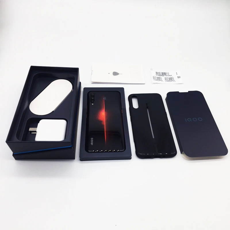 VIVO iQOO Android 9 teléfono móvil Actualización de OTA huella dactilar ID Snapdragon 855 NFC tipo-C 4000 mAh 44 W teléfono Móvil juego 4D carga rápida VIVO iQOO Android 9 teléfono móvil Actualización de OTA huella dactilar ID Snapdragon 855 NFC tipo-C 4000 mAh 44 W teléfono Móvil juego 4D carga rápida