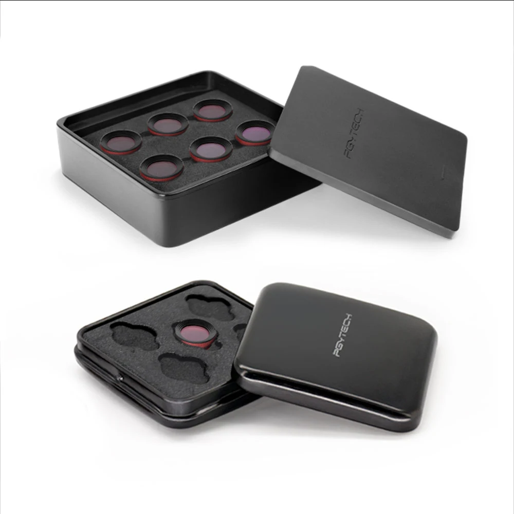 PGYTECH Профессиональный фильтр для DJI MAVIC Air про-объектив УФ-фильтров CPL ND4 ND8 ND16 ND32 Комплект фильтров для самоконтроля MAVIC Air Drone Камера