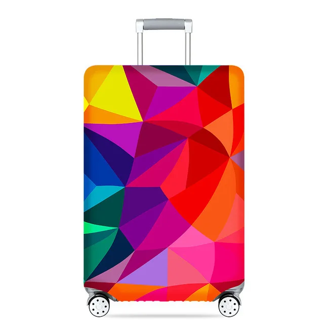 Карта мира, Дорожный чемодан, защитный чехол, дорожная сумка на колесах, мужская сумка, Толстый эластичный чехол для чемодана 272 - Цвет: Темно-серый