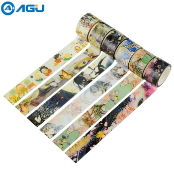 

AAGU 1PC 20mm*5m Cute Holy Potter Wide Washi Tape 21 Patterns Selective Decorative Masking Tape Office Supply DIY Adhesive Tape
