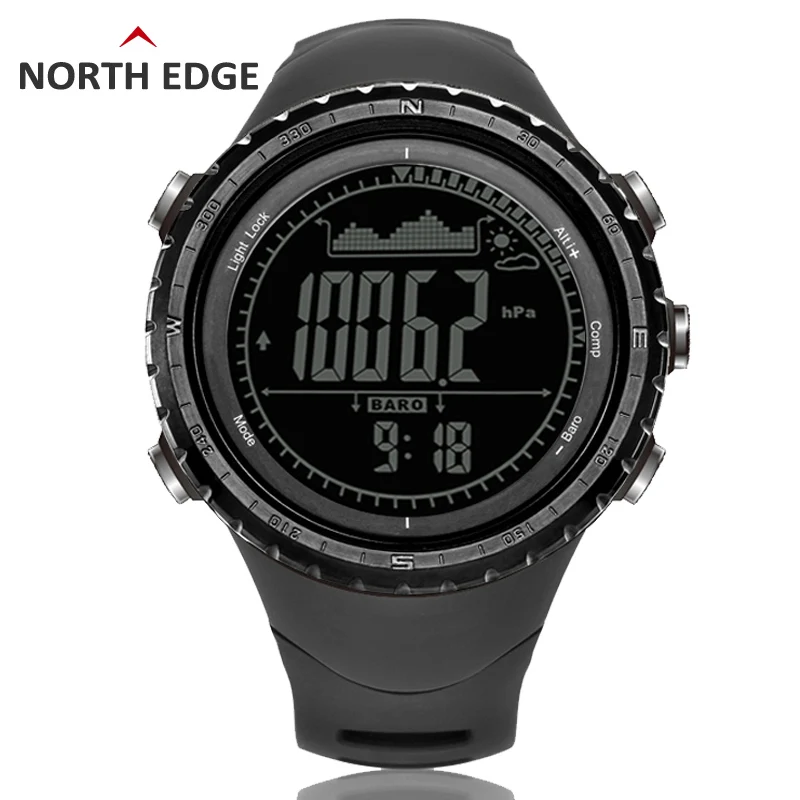running watch with barometric altimeter