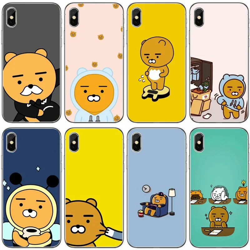 

cartoon funny cocoa case Soft Silicone Phone Case For iPhone 6 6plus 7 8plus 5 5S 5C SE For iPhone X XS XR XS Max