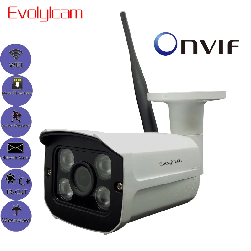 IP-камера видеонаблюдения Evolylcam HD 1080P Wi-Fi P2P Onvif 720P 960P | Безопасность и защита