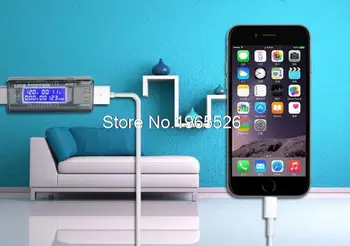 

10pcs Tester Current Voltage Digital Dispay 4V-30V USB Charger Capacity Doctor qc2.0/3.0 quick charge power bank meter voltmeter