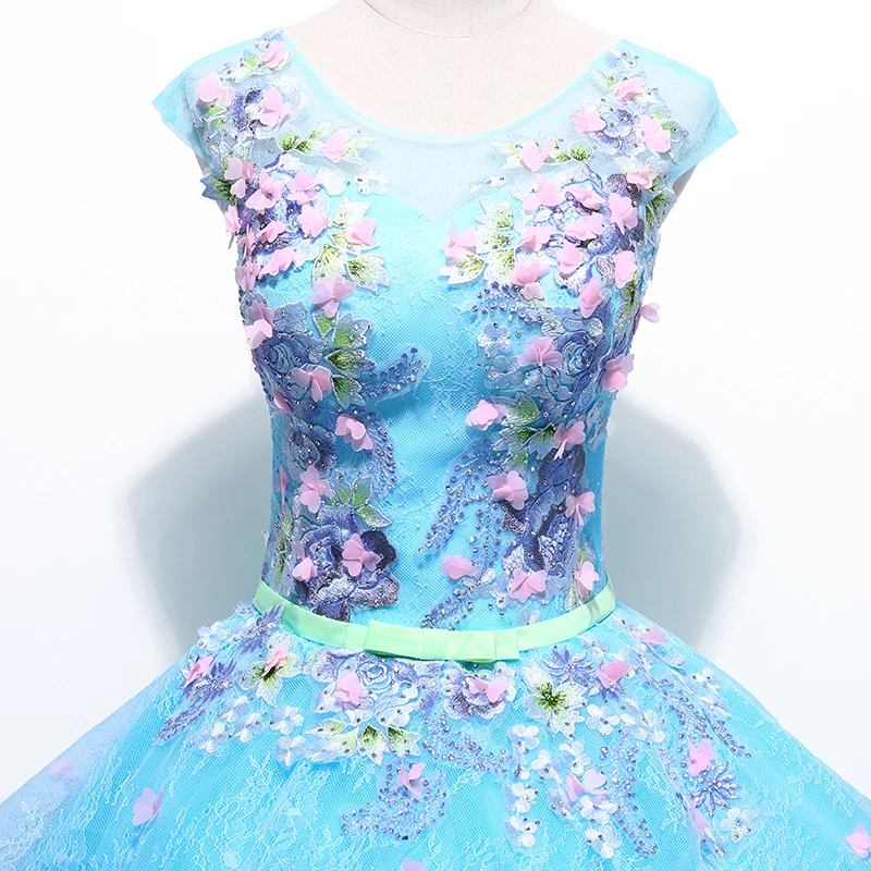 Quinceanera платья для женщин Банкетный милое бальное платье карамельный цвет