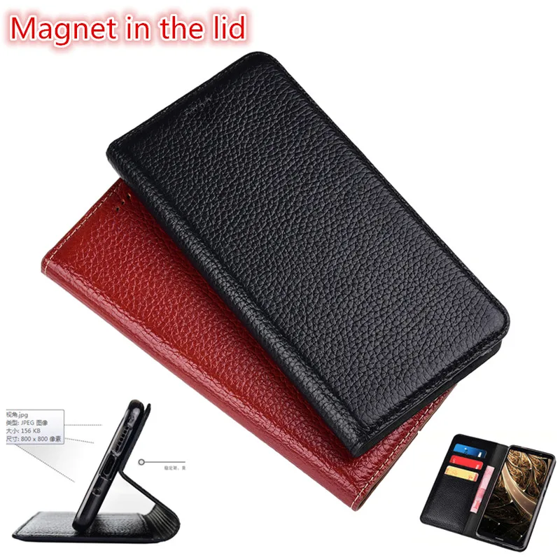  CH09 Genuine leahther wallet case for Asus ZenFone Max Pro M2 ZB631KL phone case for Asus ZenFone M