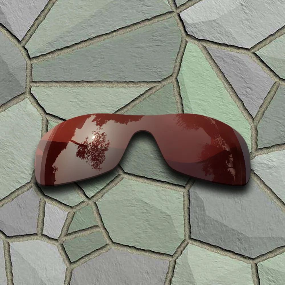 Поляризованные Сменные линзы для солнцезащитных очков Oakley Antix красные оранжевые