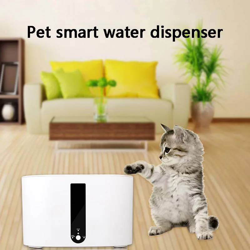 

Automatic Cat Dog Electric Pet Drinking Fountain Pet Bowl Smart Water Dispenser Drink Filter @LS OC15