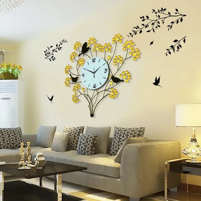 3D Wall Clock Modern Design Home Decor Big Wall Watches ...