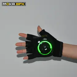 Автоматическое перемещение перчатки с встроенным зеленым лазером пальмовые лазерные «Железный человек», перчатки для костюмированной