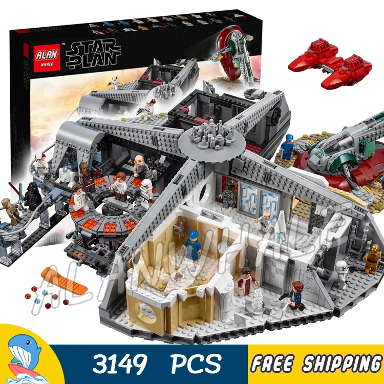 

3149pcs Space Wars Betrayal at Cloud City Slave I Twin-Pod Cloud Car 05151 Model Building Blocks Toy Bricks Compatible With lego